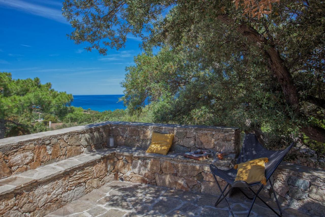 Villa Bodri, Maison En Pierre Avec Vue Mer Et Piscine Chauffee LʼÎle-Rousse Zewnętrze zdjęcie